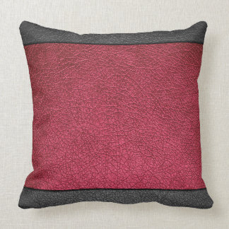 Red Leather Pillows - Decorative & Throw Pillows Zazzle