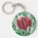 Red Leaves Key Chain