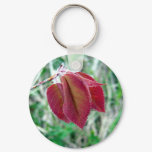 Red Leaves Key Chain