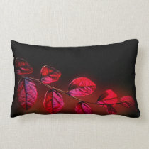 Red leaves , on a pillow pillows