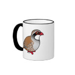 Red-legged Partridge Ringer Mug