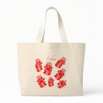Red Lehua - Shopping Bag by atomica13 Red Lehua - Shopping Bag