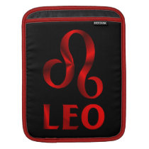 Red Leo Horoscope Symbol