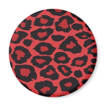Red Leopard magnets