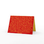 RED LETTER DAY cards