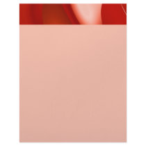 red customized letterhead