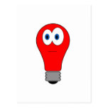 Red Light Bulb Post Cards