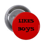 RED LIKES BOYS BUTTON