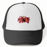 Red Lilies Mesh Hat
