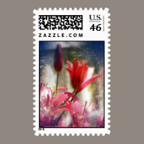 red lilies postage