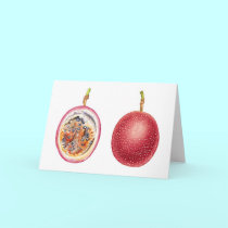 Red Lilikoi Passion Fruit cards by joeyartist Red Lilikoi Passion Fruit cards