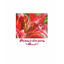 Red Lily Inspirational Artist Quote Artist's Shirt by michelleys Red Lily Inspirational Artist Quote Artist's Shirt