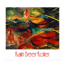 Red Lily Pads posters by Beerkoller Red Lily Pads posters