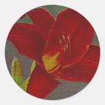 Red Lily Sticker