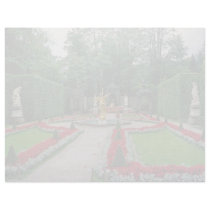 Red Lindenhof Castle, Bavaria, Germany flowers Personalized Letterhead