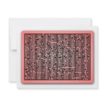 Red Line Maze Invitation