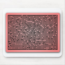 Red Line Maze mousepads