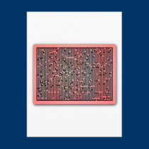 Red Line Maze postcards