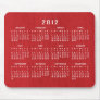 Red Linen Fabric Texture 2012 Calendar Mousepad