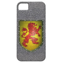 Red Lion Shield Chainmail iPhone 5 Case
