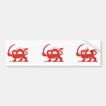 Red Lion with Sun, Iran Bumper Stickers