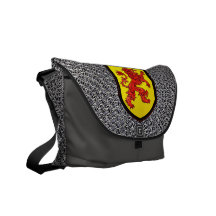 Red Lion Yellow Shield Chainmail Commuter Bag