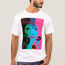 Red lips 2 t-shirts