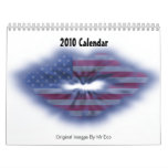 Red lips american flag, 2010 Calendar