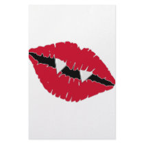 Red Lips and Fangs stationery