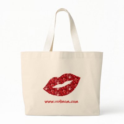 Red Lips Bag by UofMom