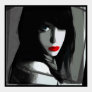 red lips - blue eyes - julia posters