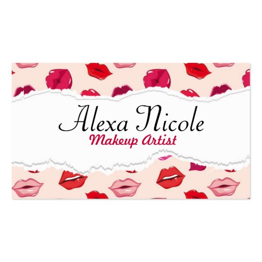 Red Lips Business Card
