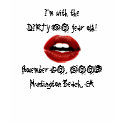 Red lips, Dirty 30'sPub Crawl - Customized t-shirts by wendyschuck Red lips, Dirty 30'sPub Crawl - Customized t-shirts