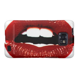 Red Lips Galaxy SII Cover