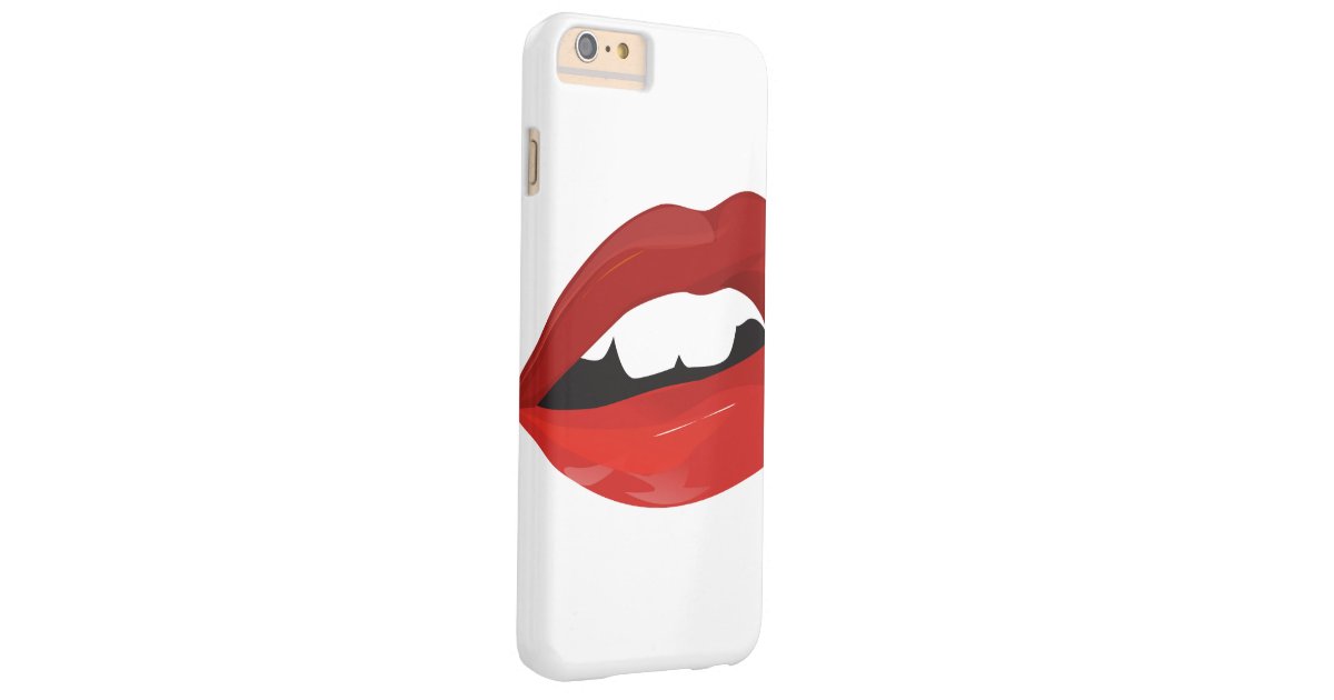 "Red Lips" iPhone Case Zazzle