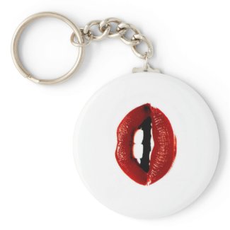 Red Lips Key Chain