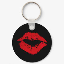 Red Lips Keychain