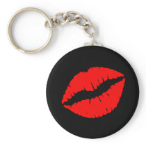 Red Lips Keychain