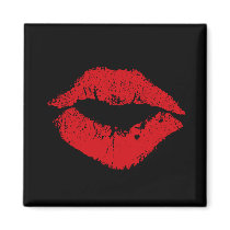 Red Lips Magnet