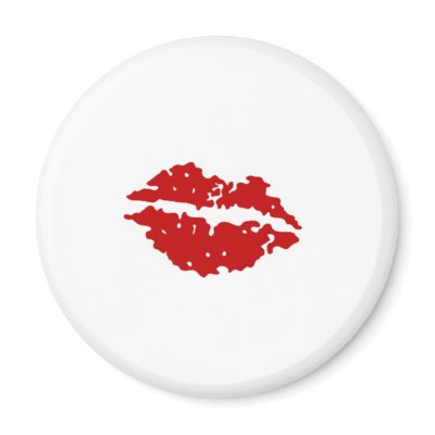 Red Lips Fridge Magnets by valentinesday