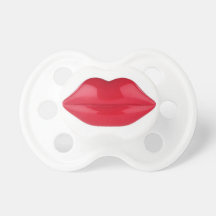 RED LIPS PACIFIER