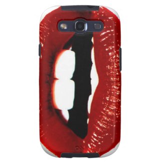 Red Lips Samsung Galaxy SIII Cases