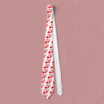 Red Lips Sealed with a Kiss ties