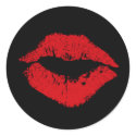 Red Lips Stickers