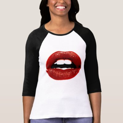 red lips t-shirts