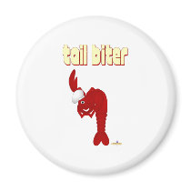 Red Lobster Chef Tail Biter magnets