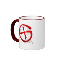 Red logo mug