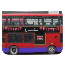 Red London Bus Double Decker Kindle Cases