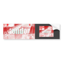*Red London* Sticker Bumper Sticker
