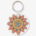 Red Lotus Keychain